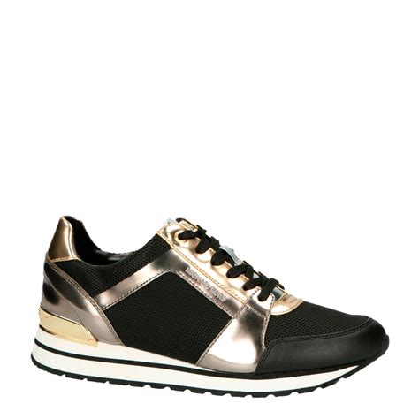 michael kors billie trainer zwart goud|Michael Michael Kors Billie Trainer Sneakers .